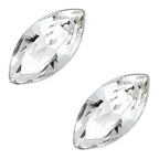 925 Sterling Silver Coated Oval Cut Stone Earrings