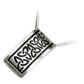 925 Sterling Silver Pendant Necklace with Enamel Celtic Trinity Knots