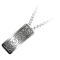925 Sterling Silver Pendant Necklace with Enamel Celtic Hearts