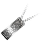 925 Sterling Silver Pendant Necklace with Enamel Celtic Hearts