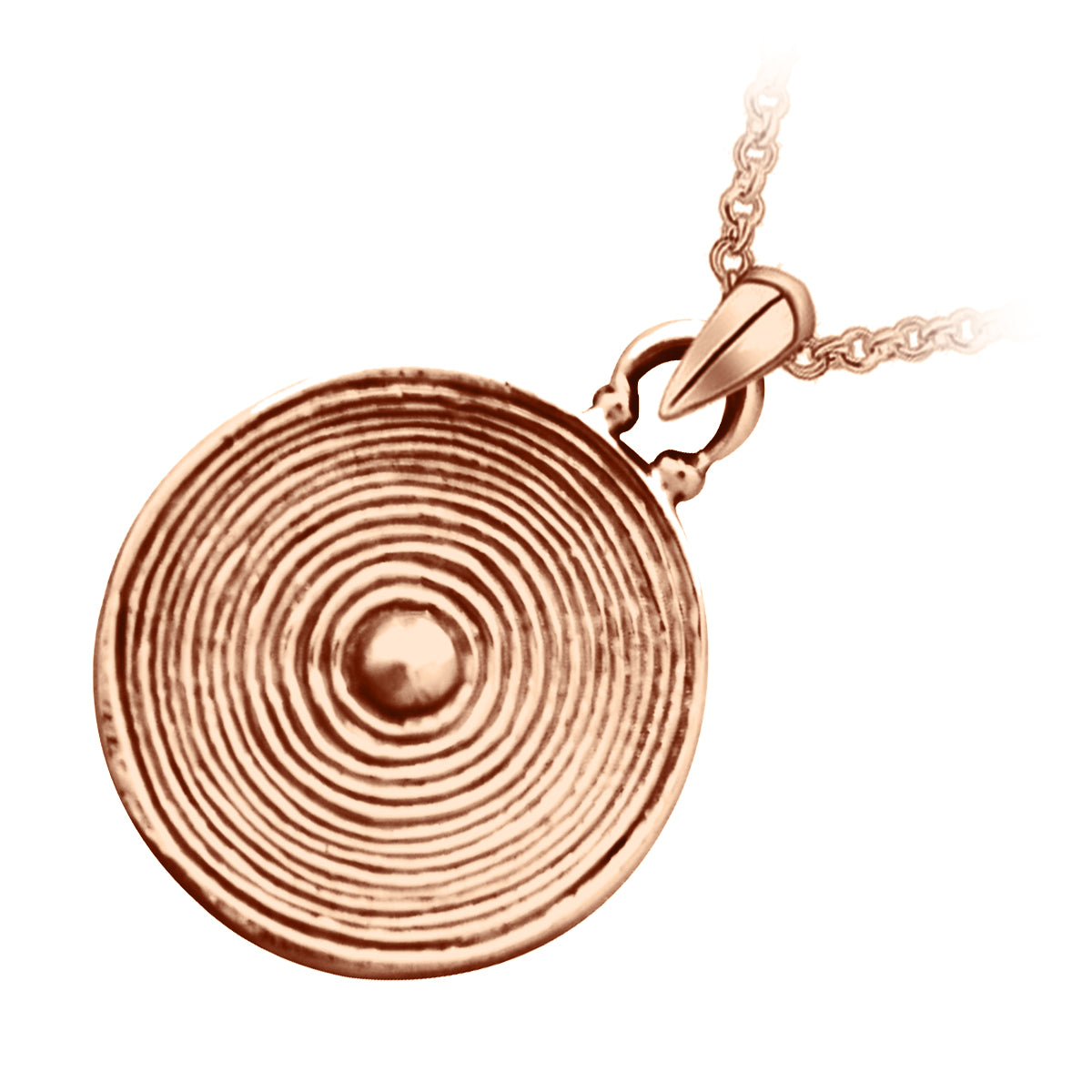 Precious Metal Coated Celtic Sun Circle Symbol Pendant Necklace