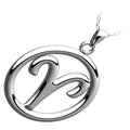 925 Sterling Silver Zodiac Sign Pendant Necklace