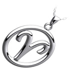 925 Sterling Silver Zodiac Sign Pendant Necklace