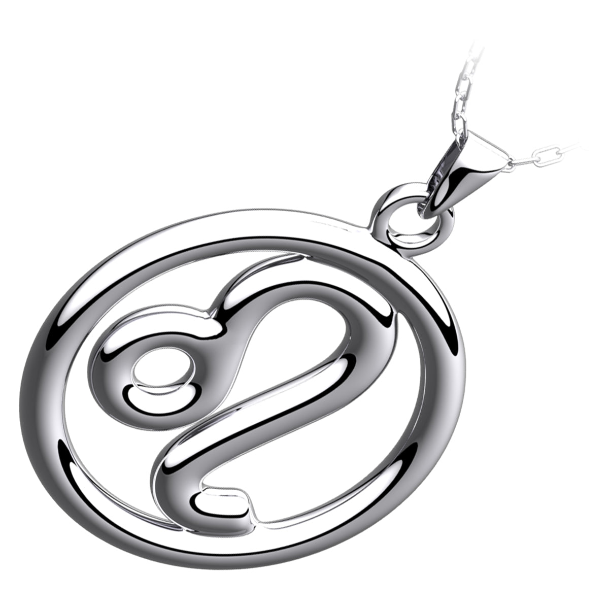 925 Sterling Silver Zodiac Sign Pendant Necklace