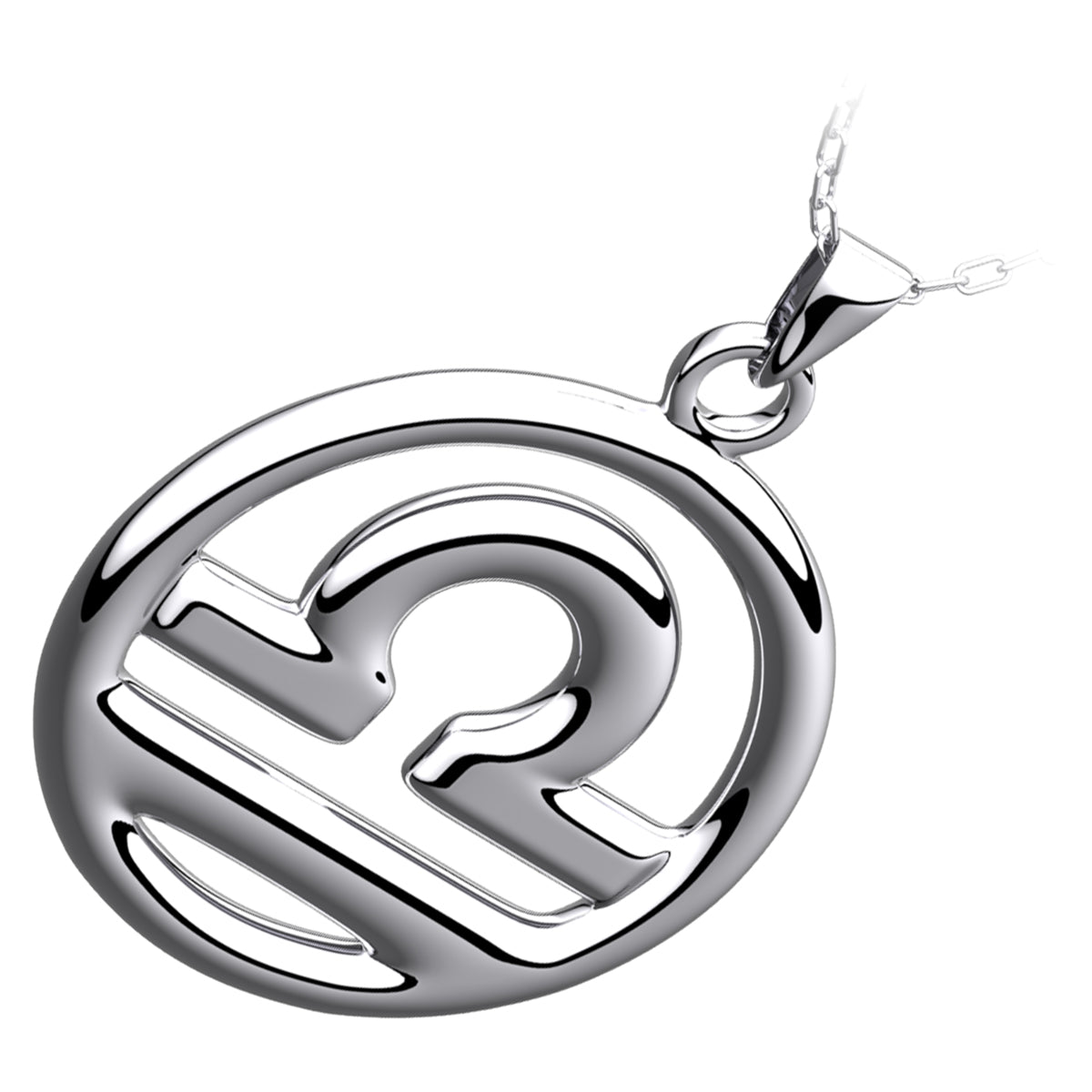 925 Sterling Silver Zodiac Sign Pendant Necklace
