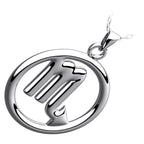 925 Sterling Silver Zodiac Sign Pendant Necklace