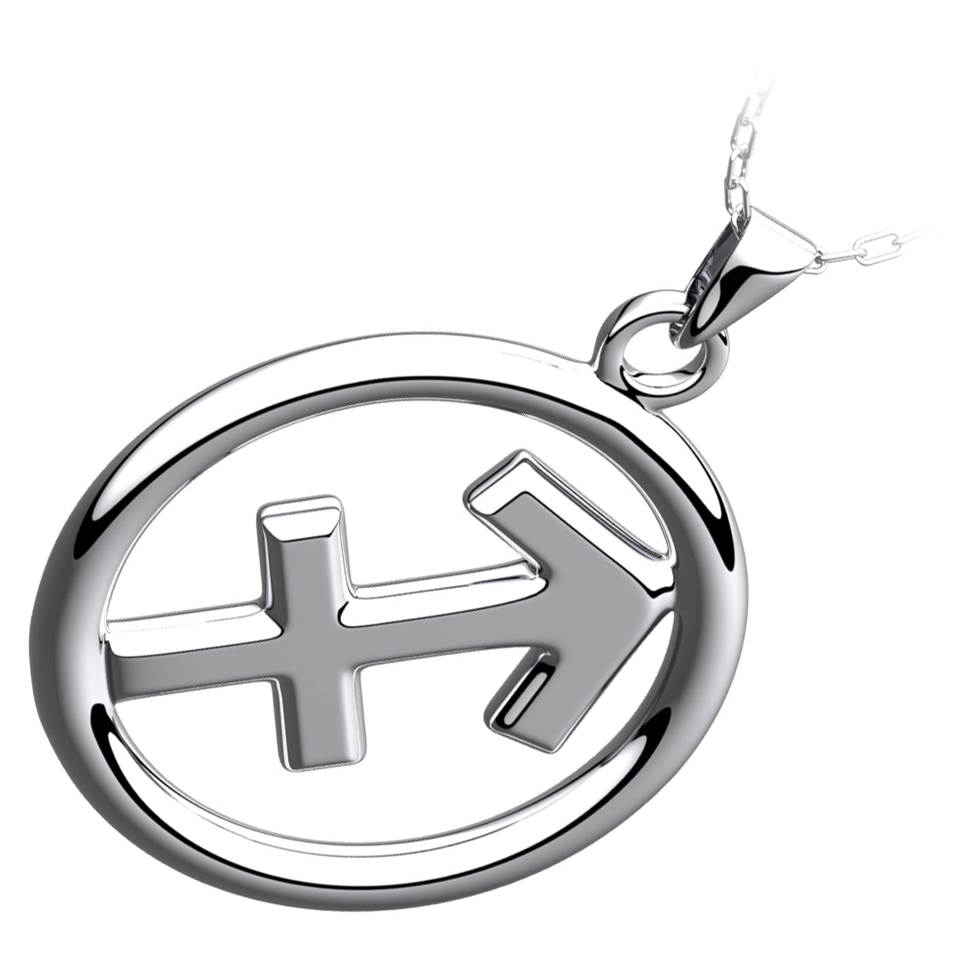 925 Sterling Silver Zodiac Sign Pendant Necklace