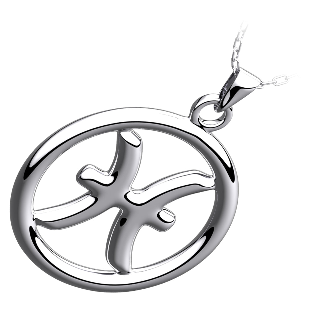 925 Sterling Silver Zodiac Sign Pendant Necklace