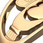 18K Yellow Gold Coated 925 Sterling Silver Claddagh Ring
