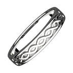 925 Sterling Silver Ring with Celtic Weave Design