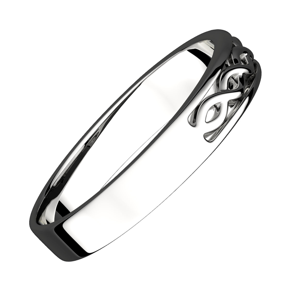 925 Sterling Silver Ring with Celtic Weave Design