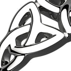 925 Sterling Silver Ring of Double Celtic Trinity Knot