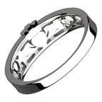 925 Sterling Silver Half Covered Claddagh Ring