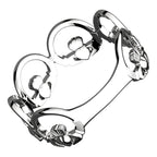 925 Sterling Silver Ring Chain of Claddaghs