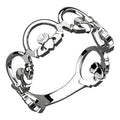 925 Sterling Silver Ring Chain of Claddaghs