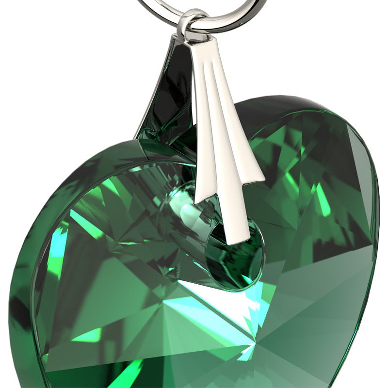 Love Heart Faceted Crystal Element UPCO Jewelry