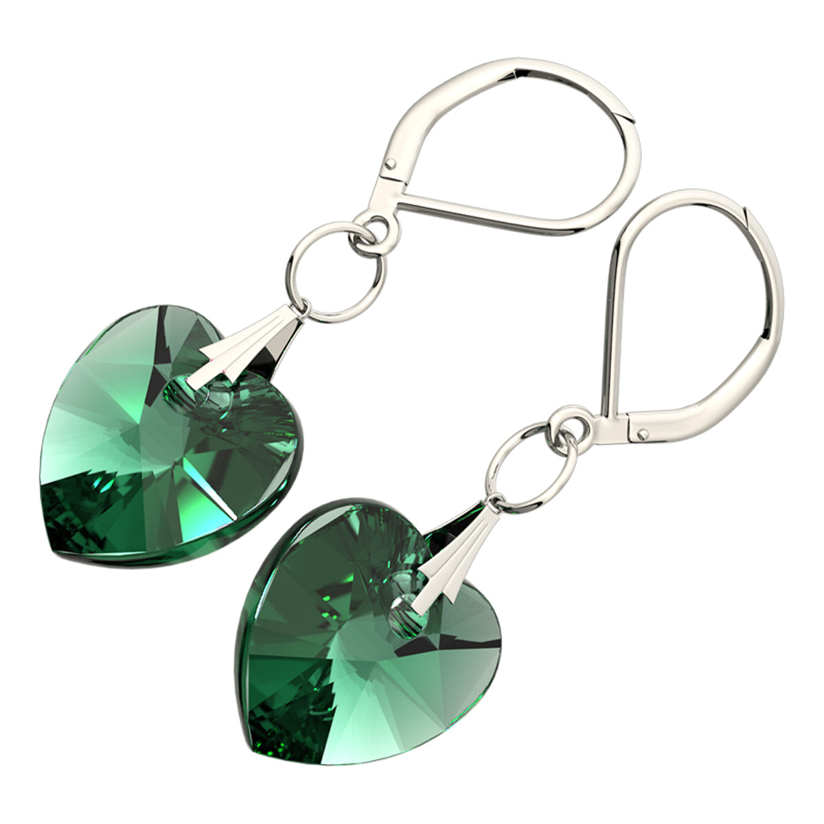 Love Heart Faceted Crystal Element UPCO Jewelry