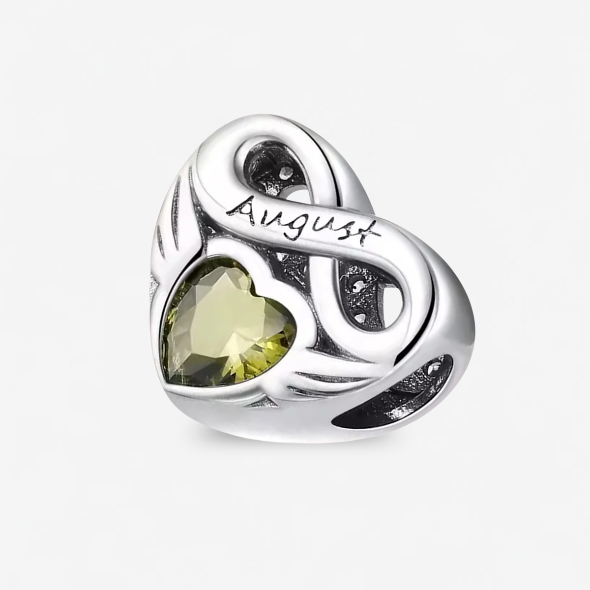Infinity Birthstone Charm