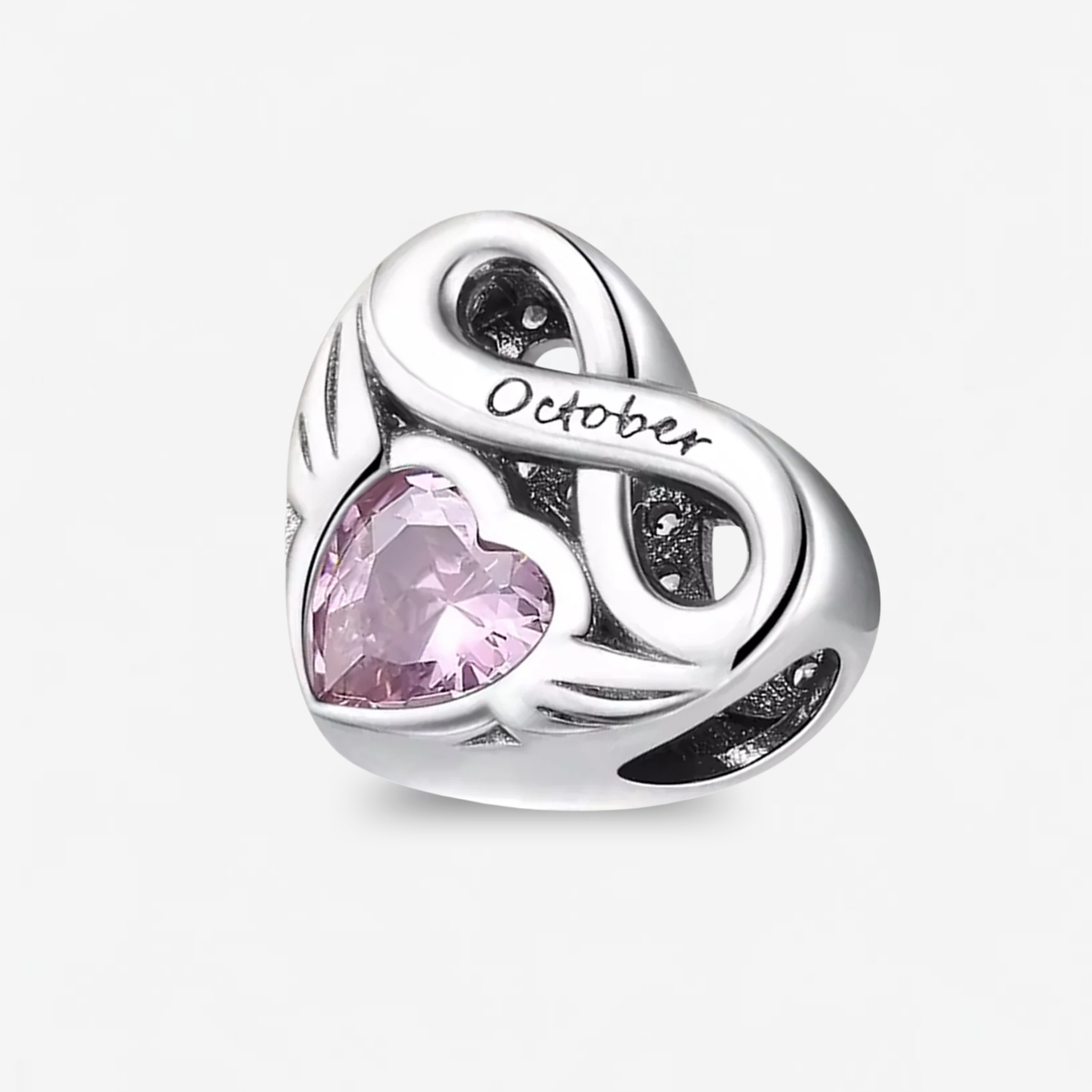 Infinity Birthstone Charm