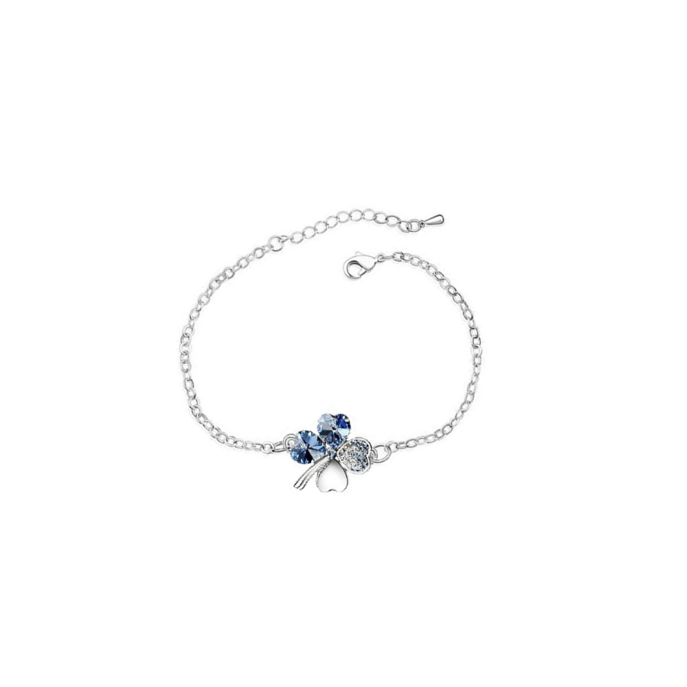 Heart Clover Leaves Bracelet