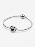 Pandora-Style Celtic Infinity Knot Birthstone Charms Bracelet